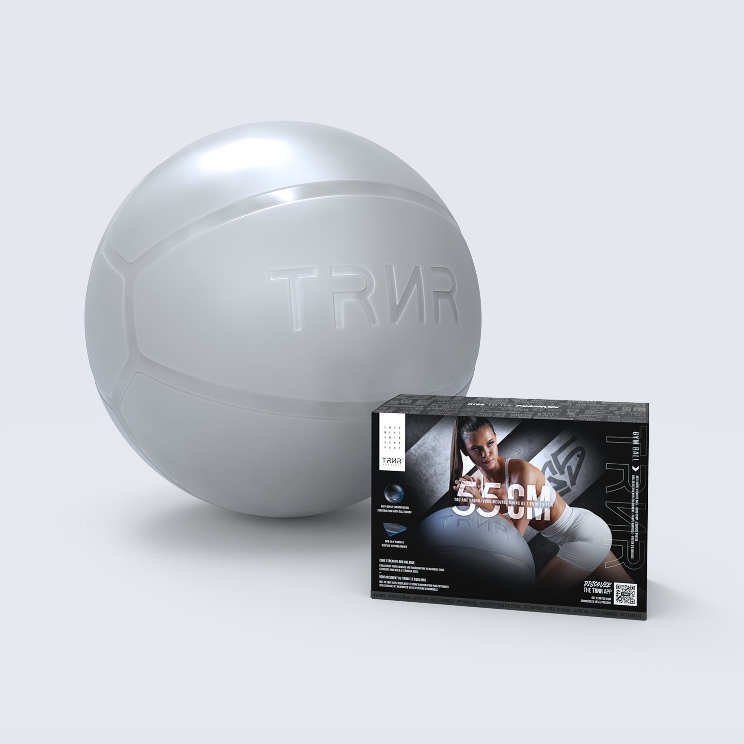 TRNR Gym Ball. Anti-burst Exercise Ball