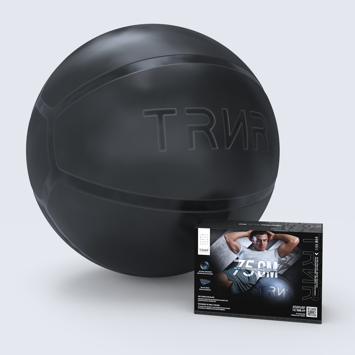 TRNR Gym Ball. Anti-burst Exercise Ball - Image 3