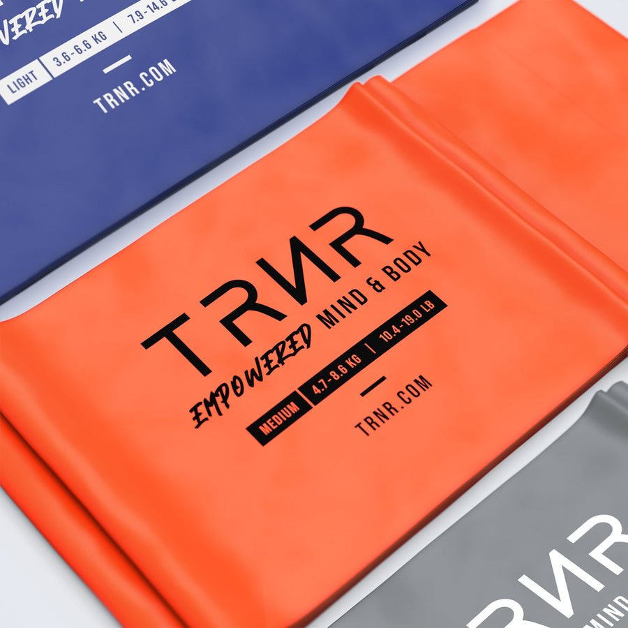 TRNR Physio Bands 3-pack. Flat Resistance Bands - Image 2