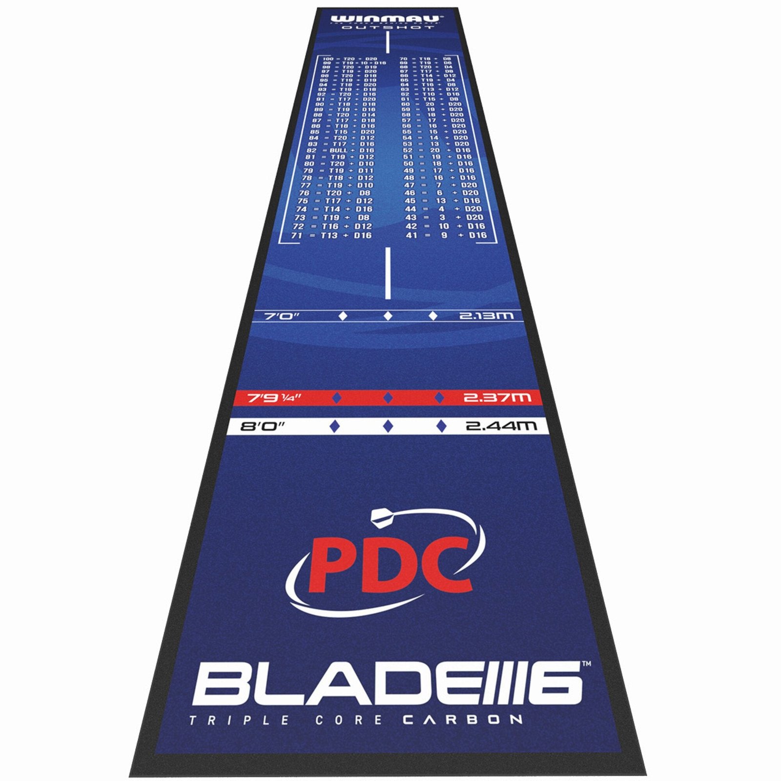 Winmau Outshot Darts Mat - Soft Feel