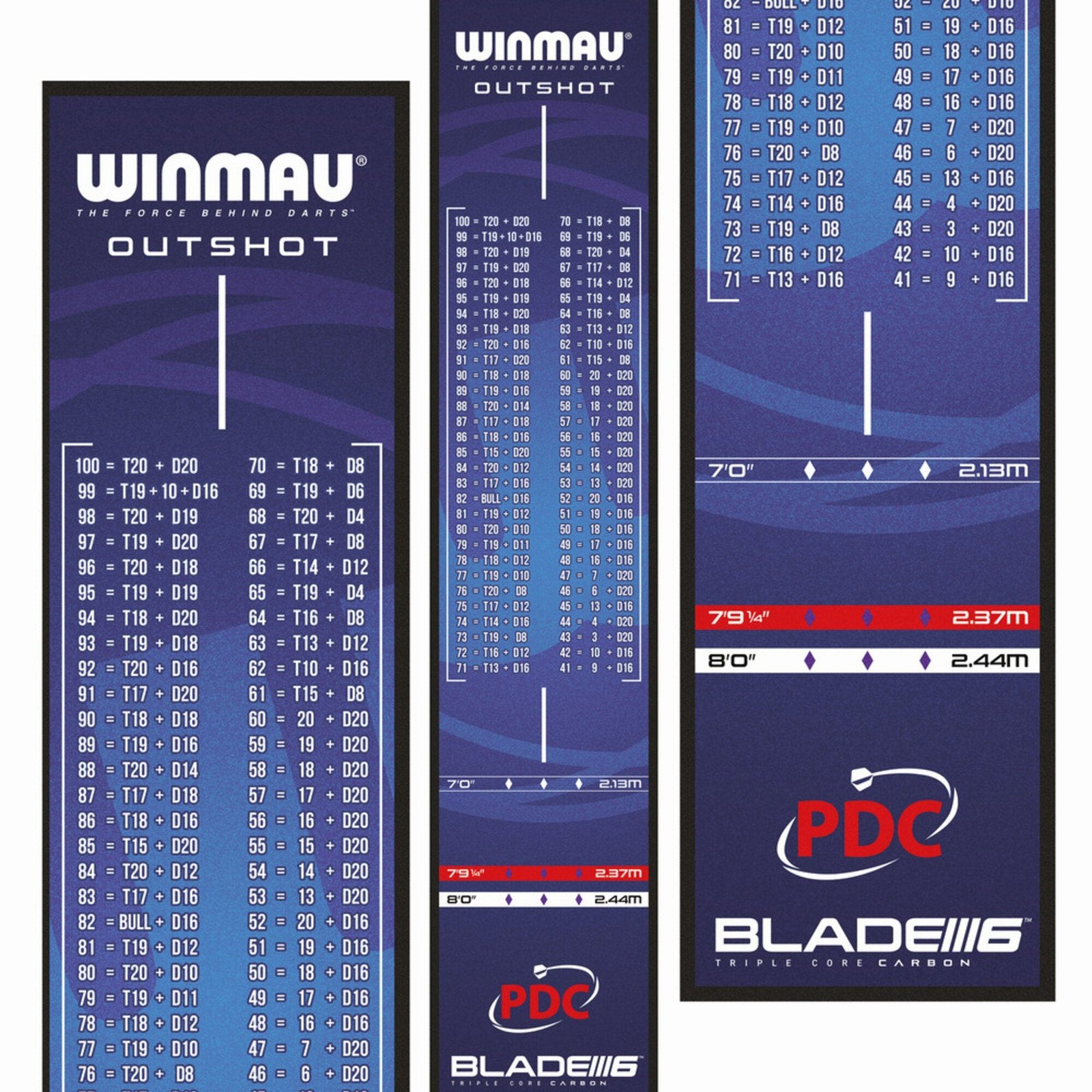 Winmau Outshot Darts Mat - Soft Feel - Image 3